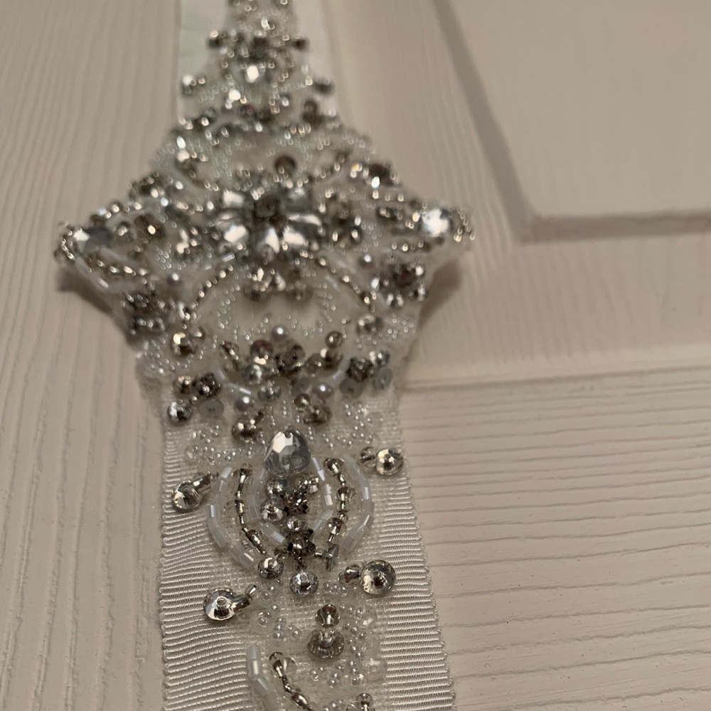 Wedding dress sash